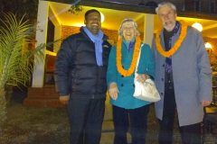 Debendra-Daisy-George-arrival