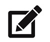Checkbox With Pen Icon Isolated On White Background. Checkbox Wi Checkbox With Pen Icon Isolated On White Background. Checkbox Wi