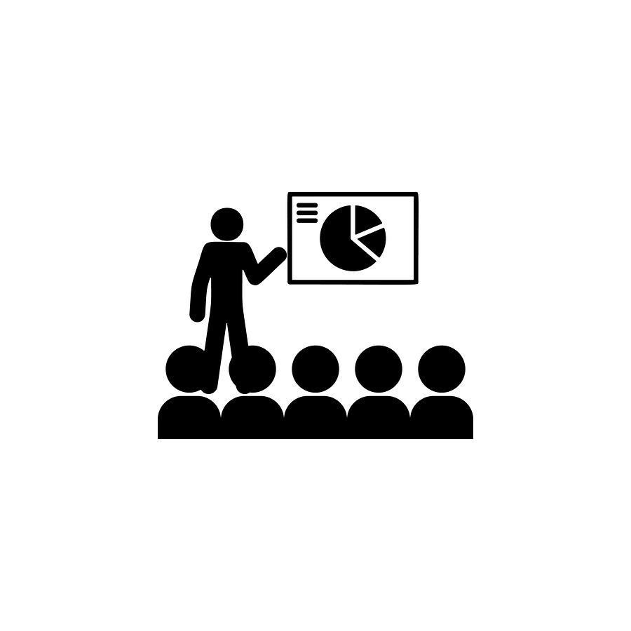 Training Icon. Element Of Colleagues Icon For Mobile Concept And